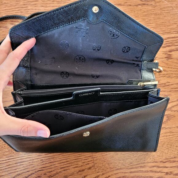 Tory Burch Robison Leather Crossbody Bag - Picture 4 of 10